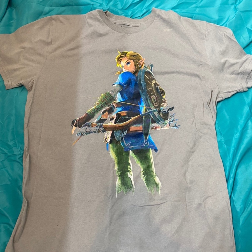 Legend of Zelda grey shirt
